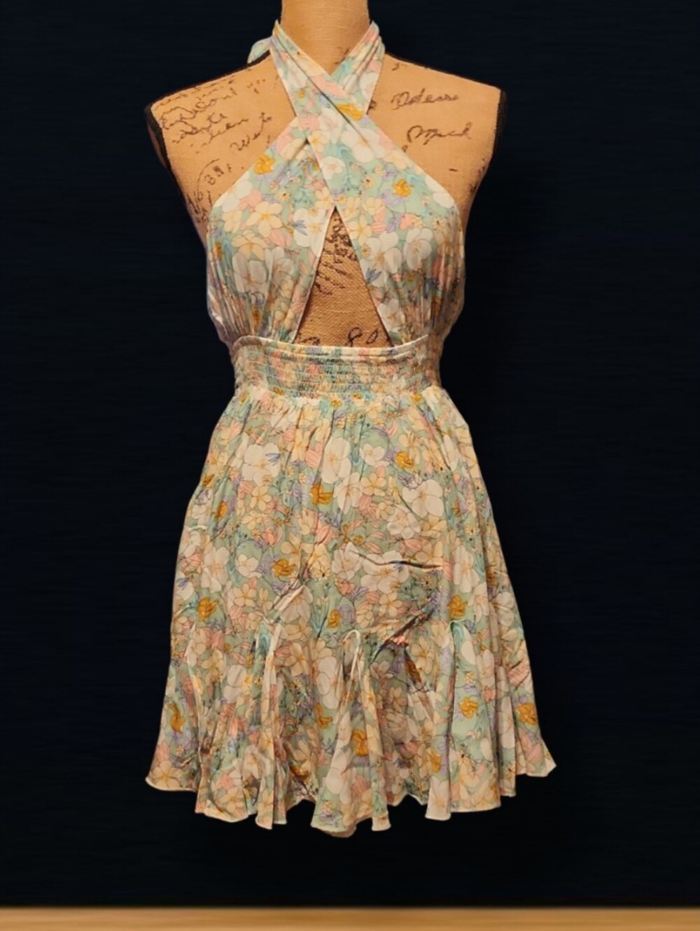Sky to Moon Malia Criss-cross Halter Dress